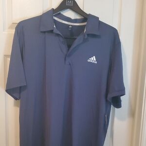 Adidas Men's Blue Polo Shirt
